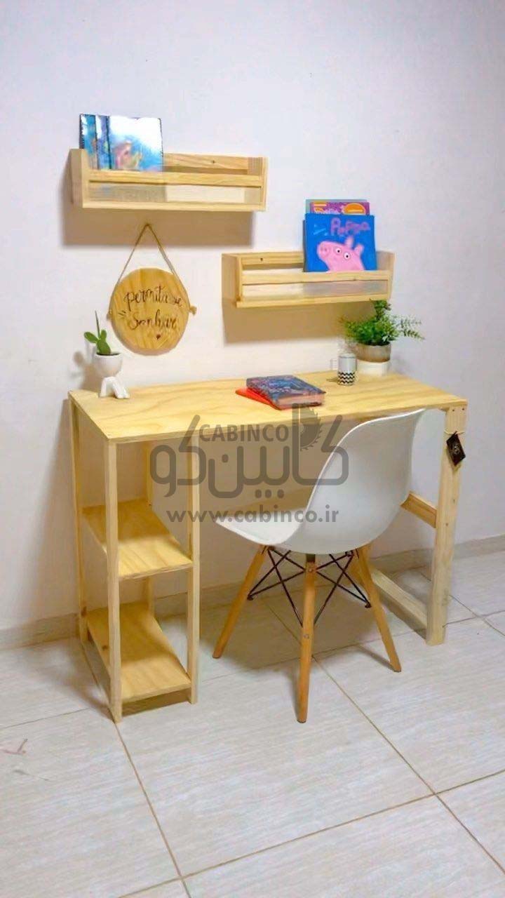 میز تحریر چوبی مدل MT1005 سایز کودک