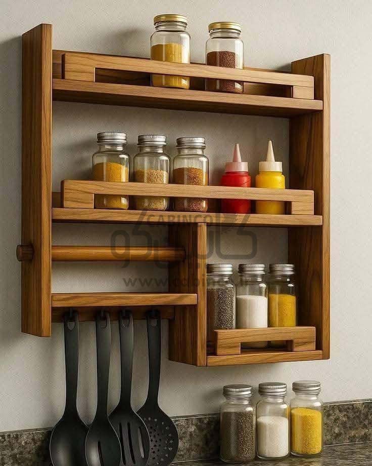 جا ادویه چوبی مدل A1009