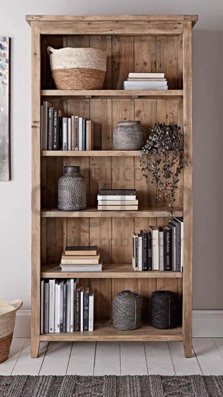 کتابخانه چوبی مدل KC1007