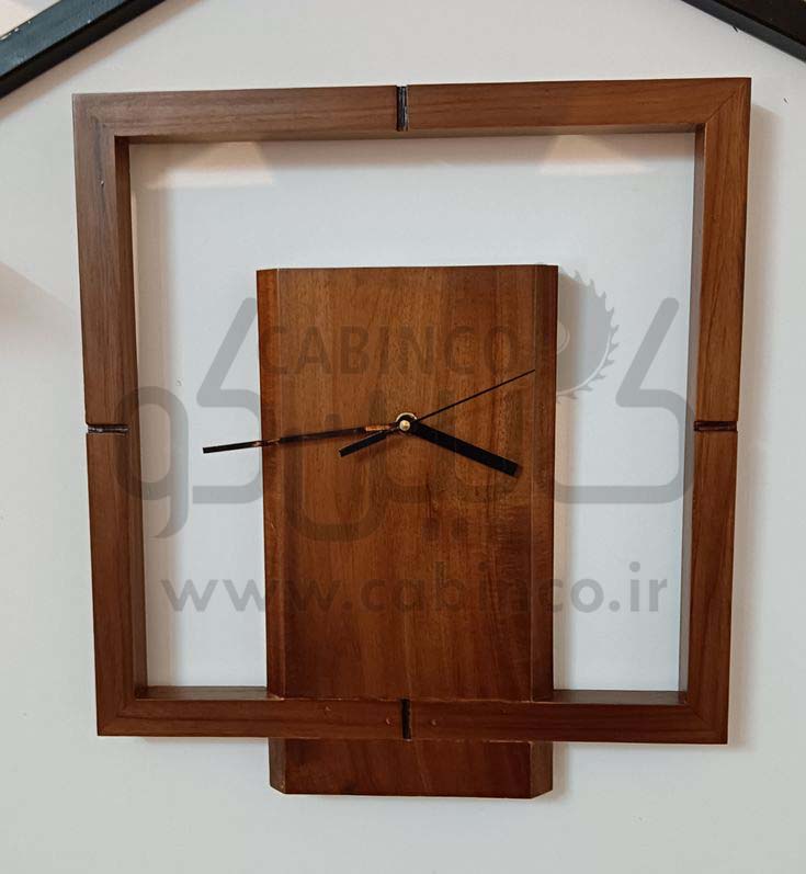 ساعت دیواری چوبی مدل A1113
