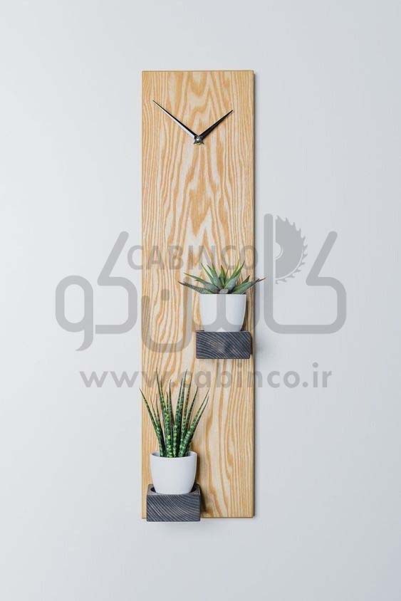 ساعت دیواری چوبی مدل A1108