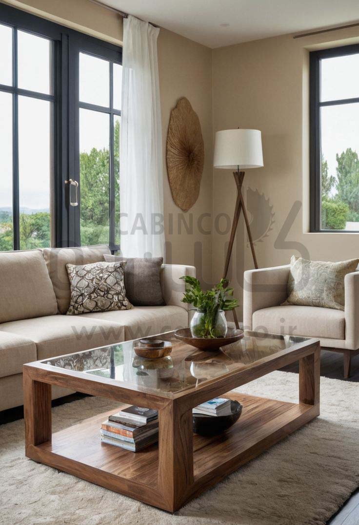 میز چوبی مدل M1025