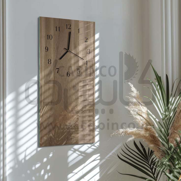 ساعت دیواری چوبی مدل A1107