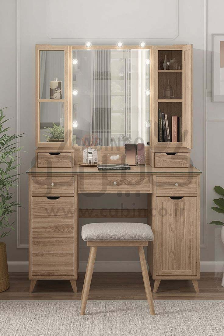 میز آرایش چوبی مدل MTW 2203