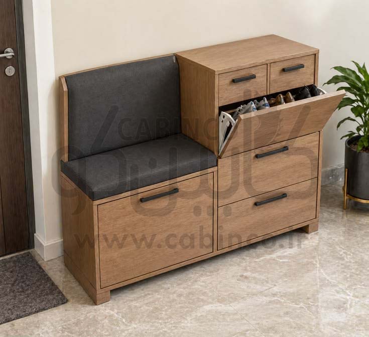 جاکفشی چوبی مدل J1011