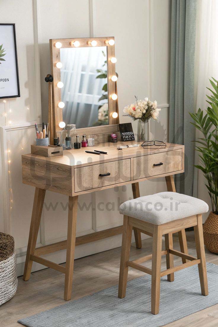 میز آرایش چوبی مدل MTW 2214